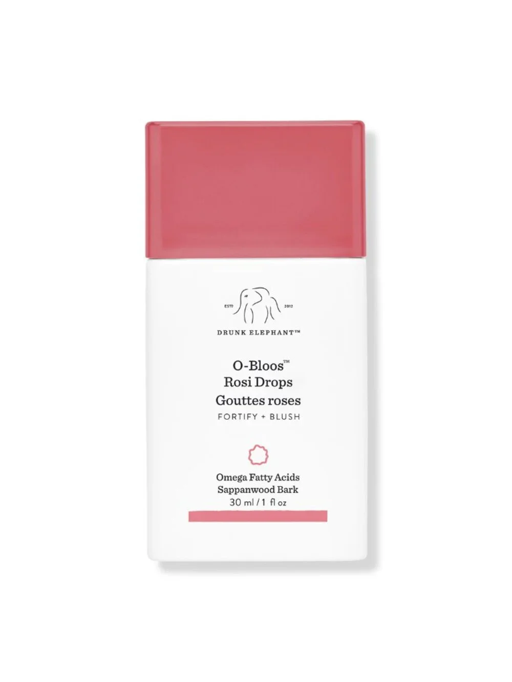 DRUNK ELEPHANT O-Bloos Rosi Drops - Liquid Blush Drops & Serum - Full Size - NWT
